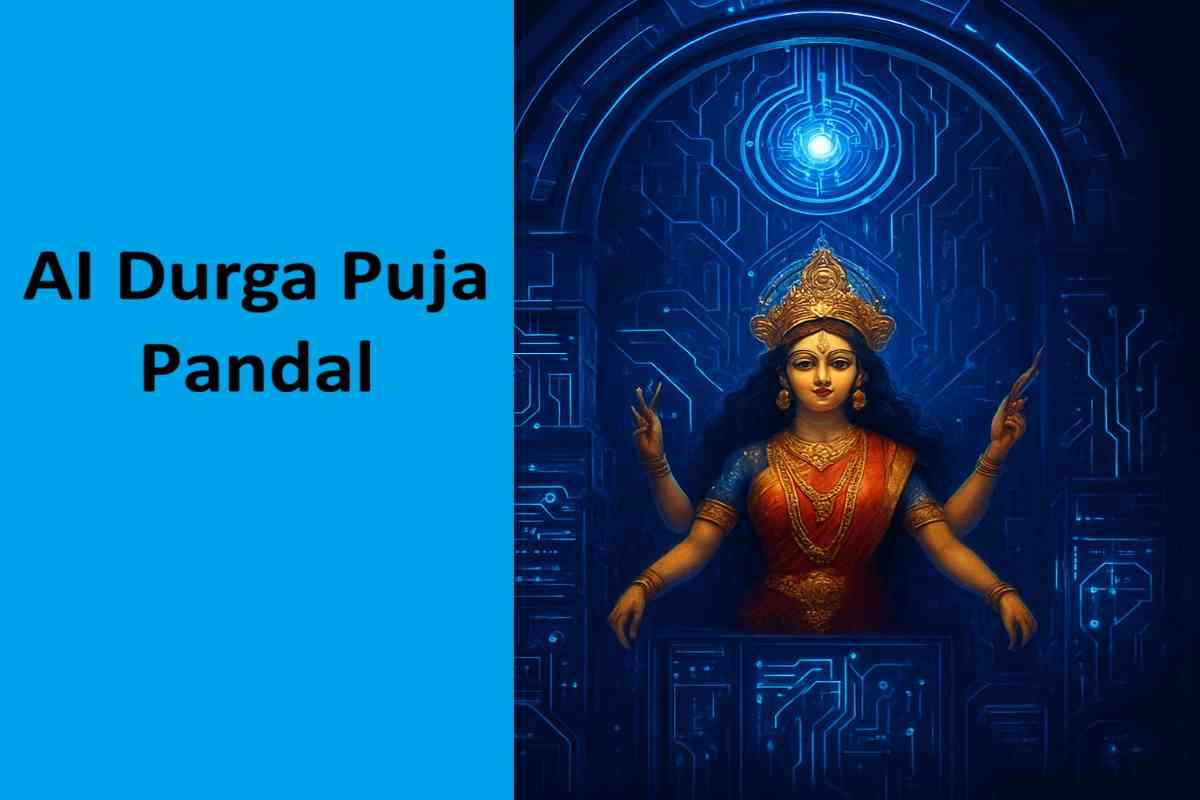 Ai themed Durga puja Pandal