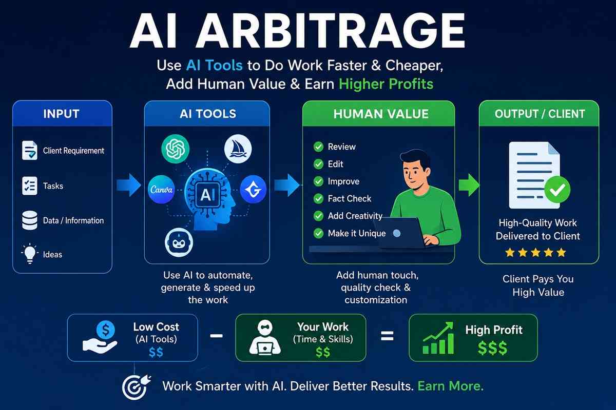 AI Arbitrage: The Complete Beginner’s Guide to Making Money with AI (2026)